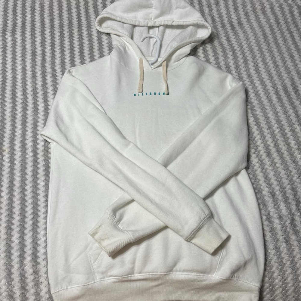 Billabong White Hoodie Sweater